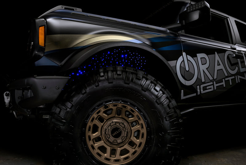 Oracle Lighting Fiber Optic Wheel Liner ColorSHIFT RGBW Kit-40W LED/600 Fibers Light Accessories and Wiring ORACLE Lighting