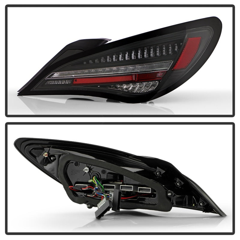Spyder 14-19 Mercedes Benz CLA LED Tail Lights (ALT-YD-MBCLA14AP-GRSEQ-BK) Tail Lights SPYDER