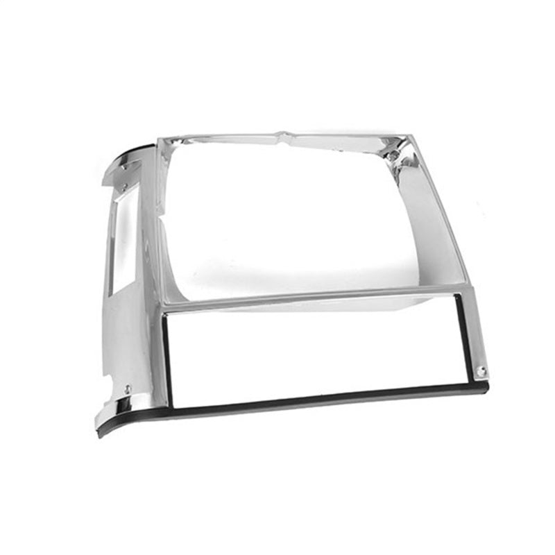 Omix RH Chrome Headlight Bezel 84-90 Cherokee (XJ) Light Covers and Guards OMIX