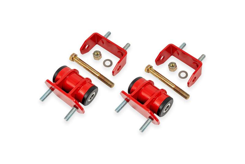 BMR 05-13 Chevrolet Corvette C6 Solid Delrin Transmission/Differential Mount - Red Differential Bushings BMR Suspension