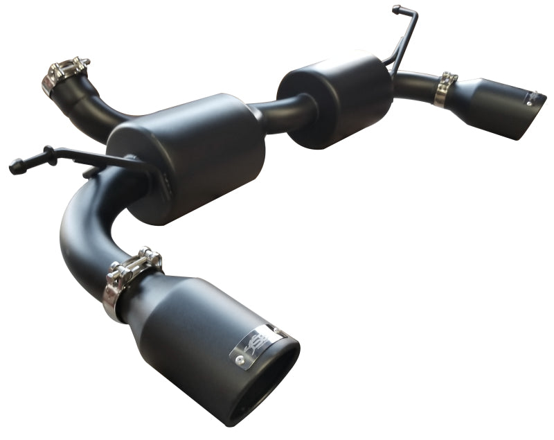 Injen 07-17 Jeep Wrangler JK 3.6L/3.8L 63mm Stealth Black Axle-back Exhaust w/ 4in Black Tips Axle Back Injen
