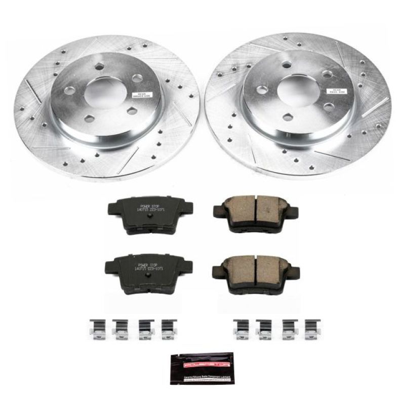 Power Stop 05-08 Jaguar X-Type Rear Z23 Evolution Sport Brake Kit Brake Kits - Performance D&S PowerStop