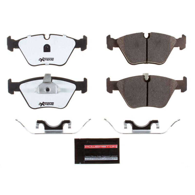 Power Stop 01-05 BMW 525i Front Z26 Extreme Street Brake Pads w/Hardware Brake Pads - Performance PowerStop