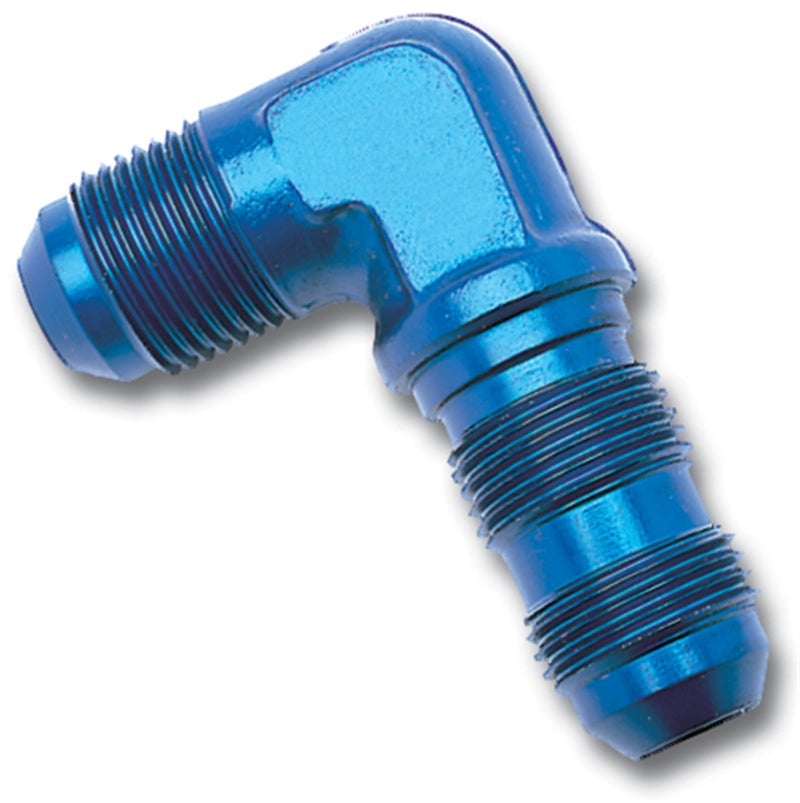 Russell Performance -12 AN 90 Degree Flare Bulkhead (Blue) Fittings Russell