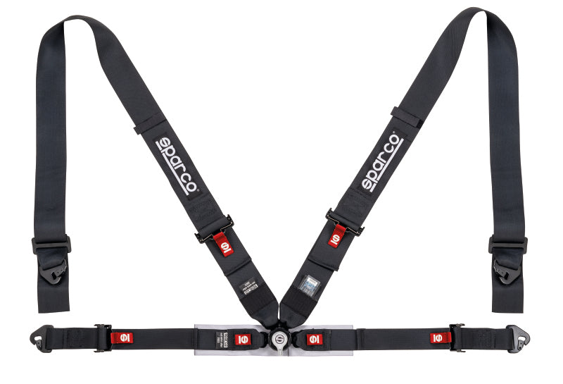Sparco Belt 4Pt 3in/2in Competition Harness - Black Seat Belts & Harnesses SPARCO