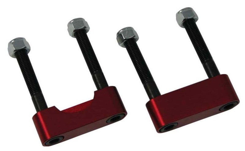 Moroso 65-82 GM 12 Bolt (w/Straps) U-Joint Girdle - Red Anodized - Set U-Joints Moroso