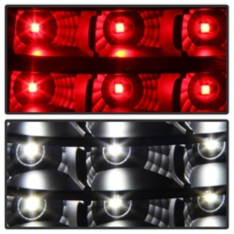 xTune 03-06 Chevrolet Silverado 1500 LED Tail Lights - Black (ALT-JH-CSIL03-LED-BK) Tail Lights SPYDER