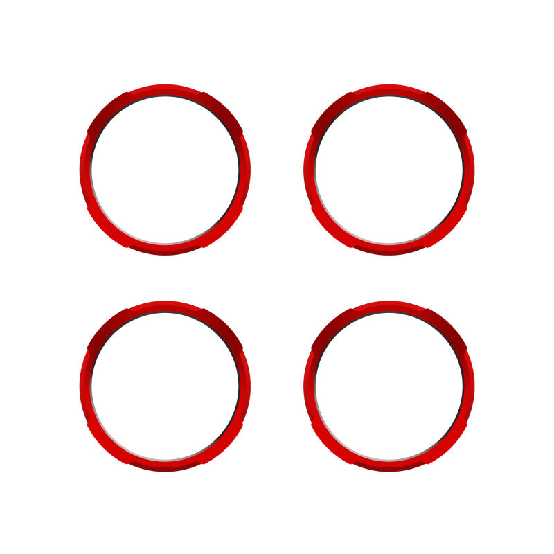 KC HiLiTES FLEX ERA LED Light Bar Bezel Kit for 10in. Segments - Red Light Bars & Cubes KC HiLiTES