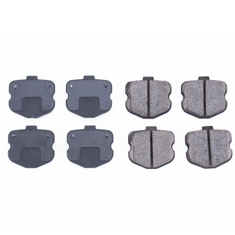 Power Stop 06-13 Chevrolet Corvette Rear Z16 Evolution Ceramic Brake Pads Brake Pads - OE PowerStop
