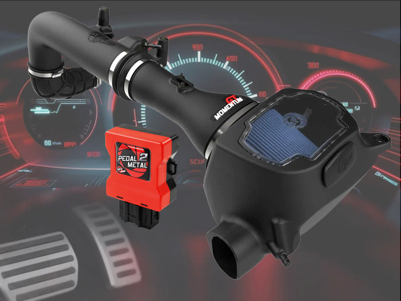 aFe 2023+ GM Colorado/Canyon L4 2.7L Momentum Intake w/ P2M Throttle Enhancer Throttle Controllers aFe