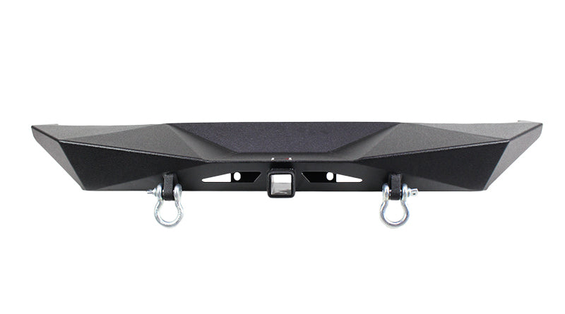 Fishbone Offroad 07-18 Jeep Wrangler Rubicon Steel Rear/Front Bumper W/Stinger - Blk Txtrd Pwdercoat Bumpers - Steel Fishbone Offroad