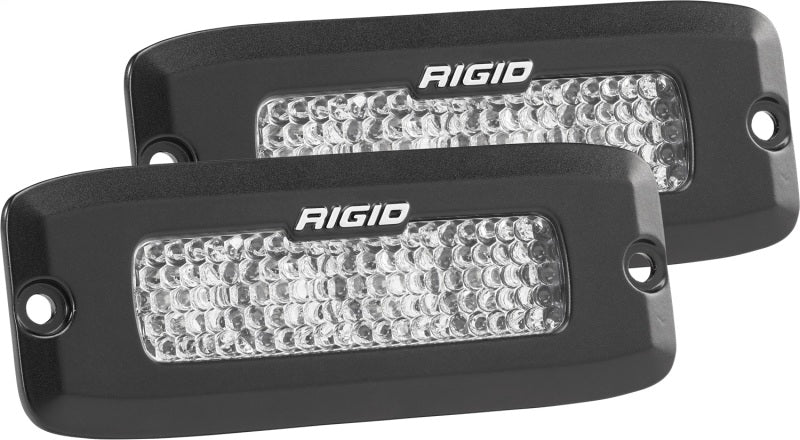 Rigid Industries SRQ - 60 Deg. Lens - White - Flush Mount - Set of 2 Light Bars & Cubes Rigid Industries
