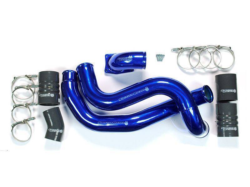 Sinister Diesel 03-07 Ford 6.0L Powerstroke Intercooler Charge Pipe Kit w/Elbow Intercooler Pipe Kits Sinister Diesel