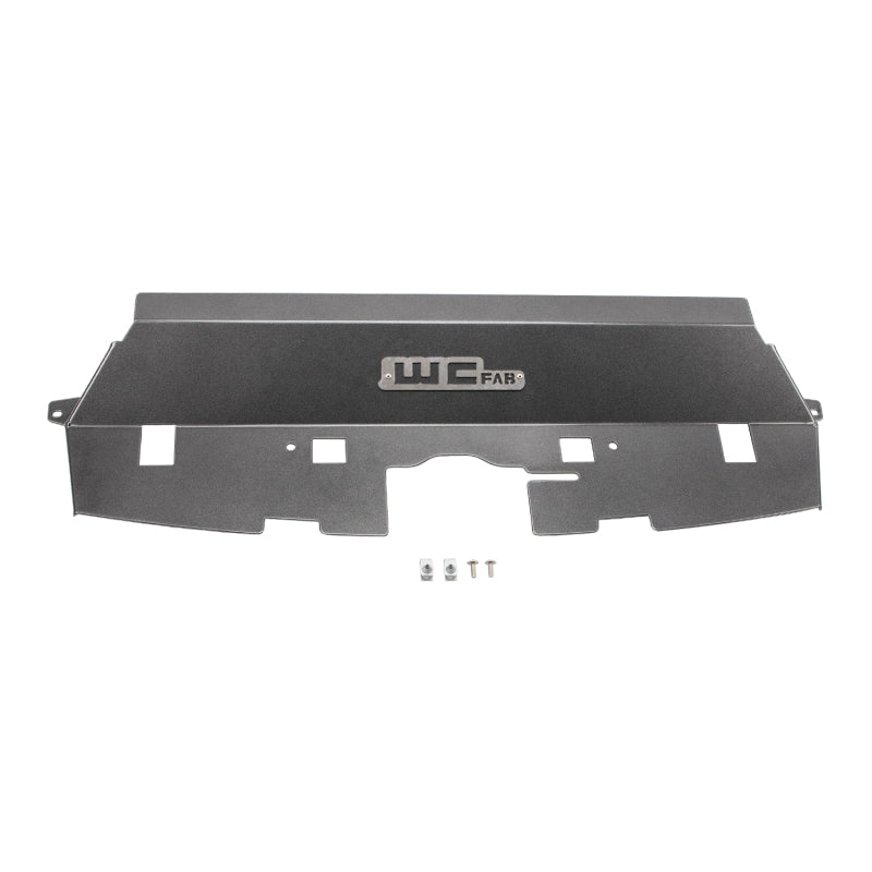 Wehrli 13-18 Cummins Fabricated Aluminum Radiator Cover - Bengal Silver Radiator Shrouds Wehrli