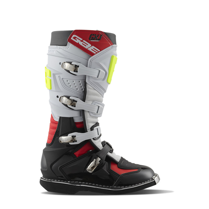 Gaerne GXJ Boot Black/White/Red Size Youth - 2 Motorcycle Boots Gaerne