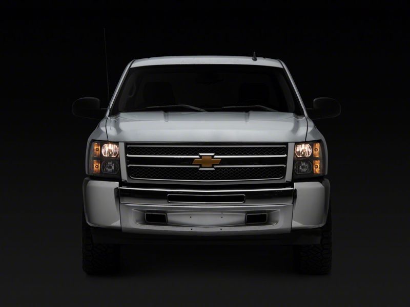 Raxiom 07-13 Chevrolet Silverado 1500 Euro Headlights- Black Housing (Clear Lens) Headlights Raxiom