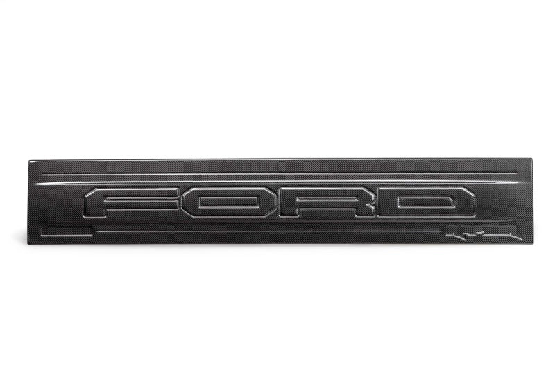 Ford Racing 21-24 Ford F150 Raptor Carbon Fiber Tailgate Panel - Gloss Spoilers Ford Racing