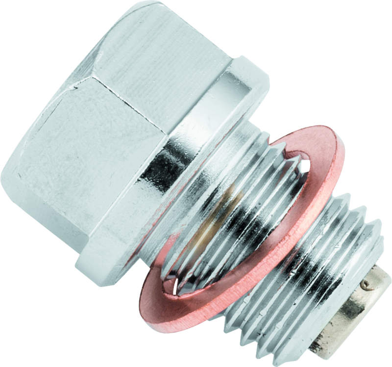 BikeMaster Magnetic Oil Drain Plug 14mm - Stainless Drain Plugs BikeMaster