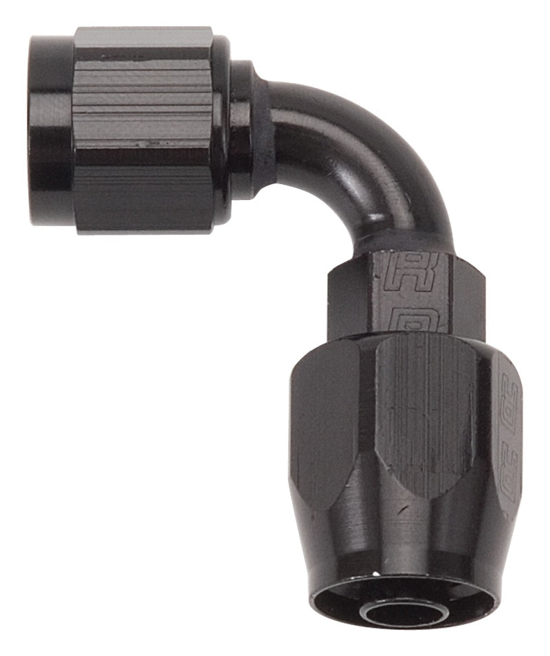 Russell Performance -10 AN Black 90 Degree Full Flow Hose End Fittings Russell