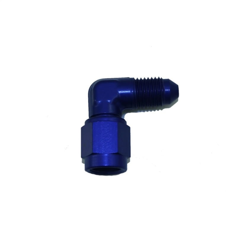 Nitrous Express 3AN Male x 90 -3 Female Swivel - Blue Fittings Nitrous Express