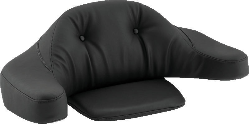 Mustang 93-13 Harley Electra Glide Std,Rd Glide,Rd King,Street Glide Extended Arm Wrap - Black Armrests Mustang Motorcycle