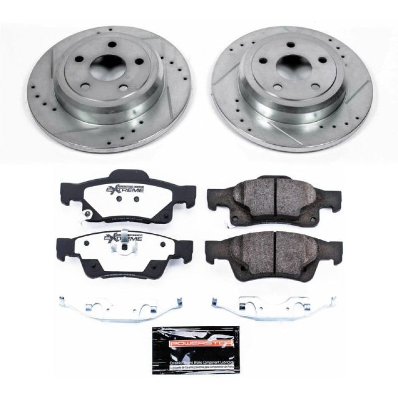 Power Stop 11-19 Dodge Durango Rear Z36 Truck & Tow Brake Kit Brake Kits - Performance D&S PowerStop