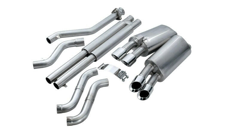 Corsa 1992-1995 Chevrolet Corvette C4 5.7L V8 LT1 Sport Cat-Back Exhaust w/ Twin 3.5in Polished Tips Catback CORSA Performance