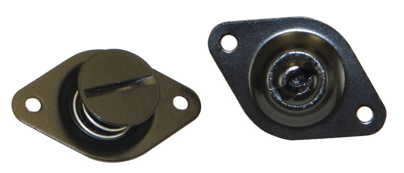 Moroso Quick Fastener - Self Ejecting - 7/16in x .500in - Steel - Black - 10 Pack Fittings Moroso