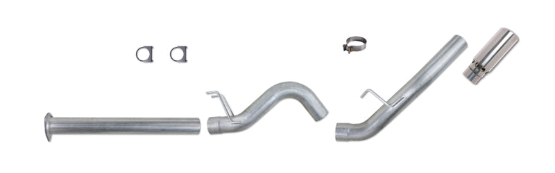 Diamond Eye KIT 4in DPF BACK Single SS: 2011 FORD 6.7L PWRSTROKE F250/F350 DPF Back Diamond Eye Performance