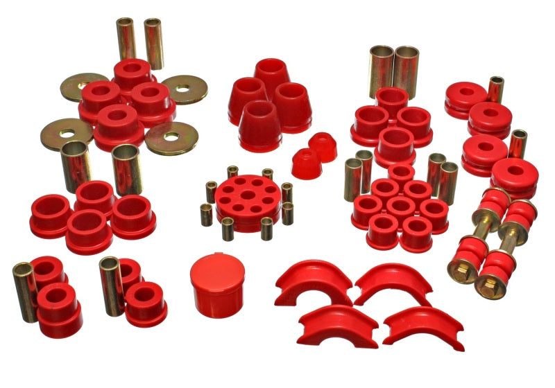 Energy Suspension 70-70 Nissan 240Z Red Hyper-Flex Master Bushing Set Bushing Kits Energy Suspension