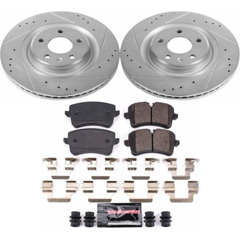 Power Stop 2012 Audi A7 Quattro Rear Z23 Evolution Sport Brake Kit Brake Kits - Performance D&S PowerStop