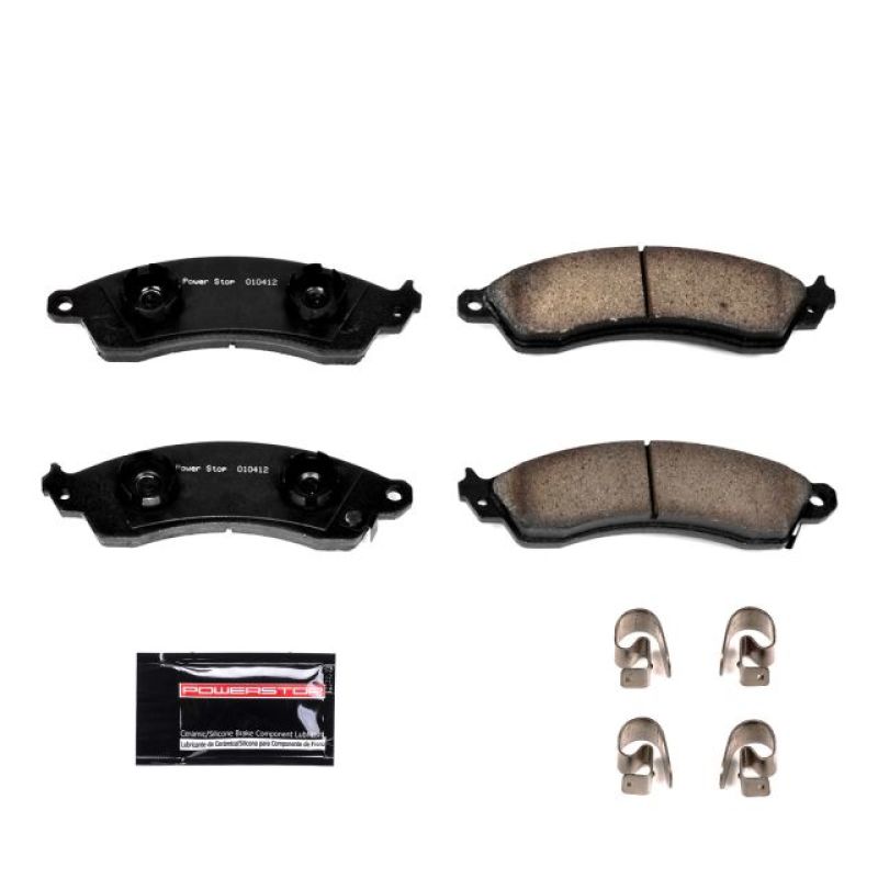 Power Stop 87-92 Chevrolet Camaro Front Z23 Evolution Sport Brake Pads w/Hardware Brake Pads - Performance PowerStop