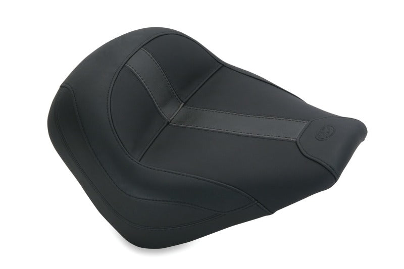 Mustang 15-21 Indian Scout Standard Touring Solo Seat - Black Solo Motorcycle Seats Mustang Motorcycle