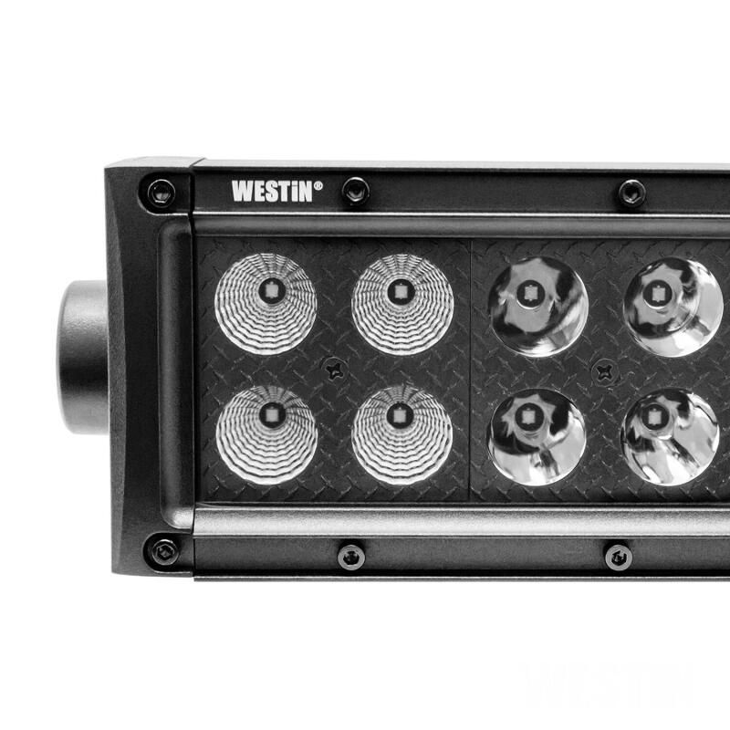 Westin B-FORCE LED Light Bar Double Row 40 inch Combo w/3W Cree - Black Light Bars & Cubes Westin