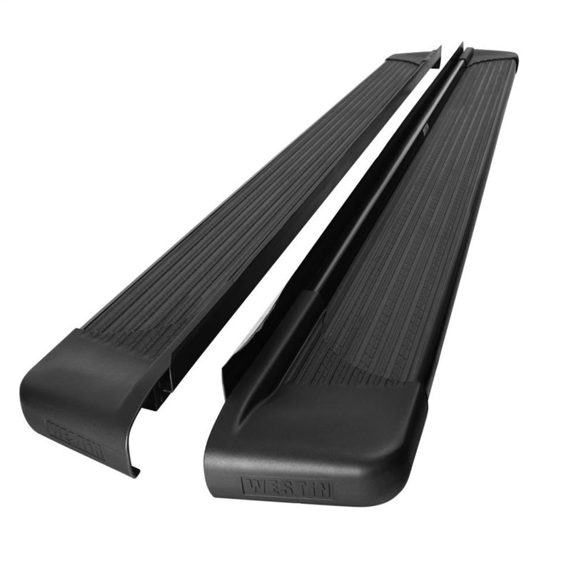 Westin SG6 Black Aluminum Running Boards 79 in Running Boards Westin