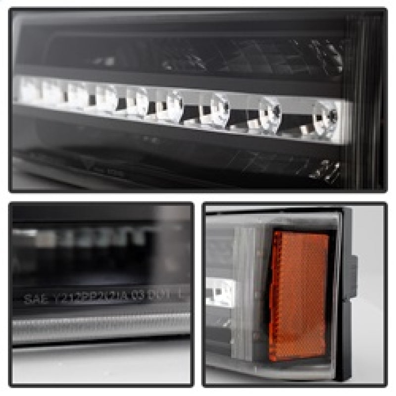 xTune Chevy Silverado 03-06 / Avalanche 02-06 LED Bumper Lights Black CBL-JH-CS03-LED-BK Sidemarkers & Indicators SPYDER