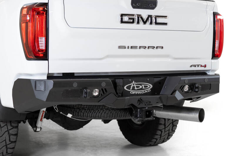 Addictive Desert Designs 2020 GM Sierra/Silverado 2500 Bomber HD Rear Bumper w/ Blind Spot Mounts Bumpers - Steel Addictive Desert Designs