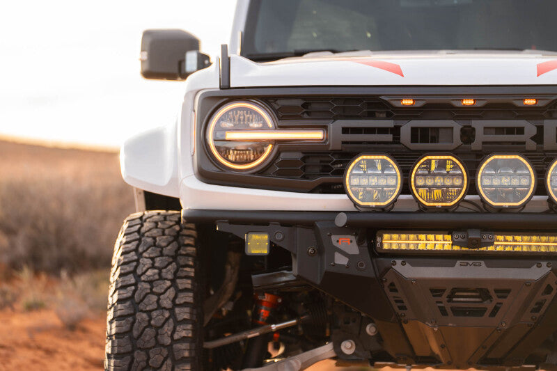 DV8 Offroad 2022+ Ford Bronco Raptor Tube Front Bumper Bumpers - Steel DV8 Offroad
