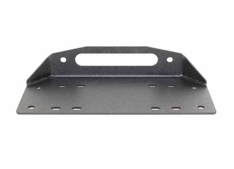 Fishbone Offroad 07-18 Jeep Wrangler JK Rubicon Unlimited Steel Front Bumper - Blk Txtrd Powdercoat Bumpers - Steel Fishbone Offroad