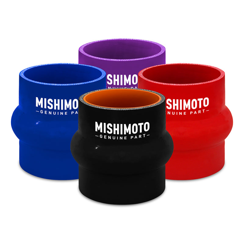 Mishimoto 2.5in Black Hump Hose Coupler Silicone Couplers & Hoses Mishimoto