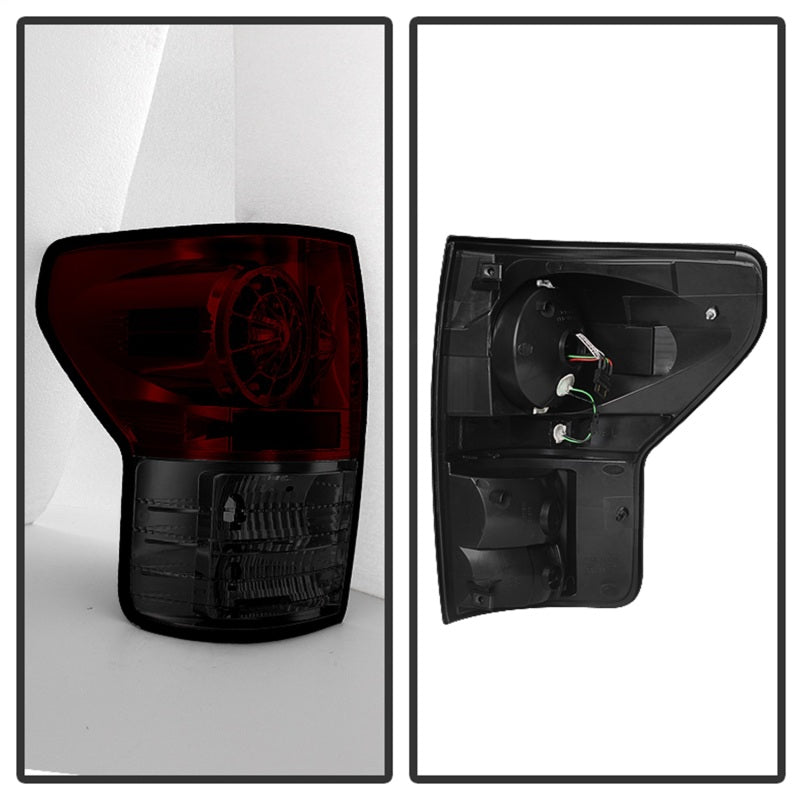 Spyder Toyota Tundra 07-13 LED Tail lights Red Smoke ALT-YD-TTU07-LED-RS Tail Lights SPYDER