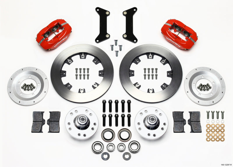 Wilwood Forged Dynalite Front Kit 12.19in Red 79-87 GM G Body Big Brake Kits Wilwood