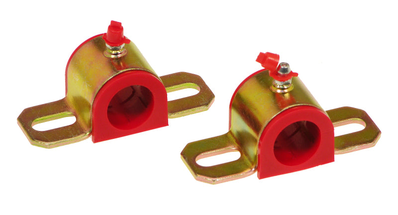 Prothane Universal Greasable Sway Bar Bushings - 15/16in - Type A Bracket - Red Sway Bar Bushings Prothane