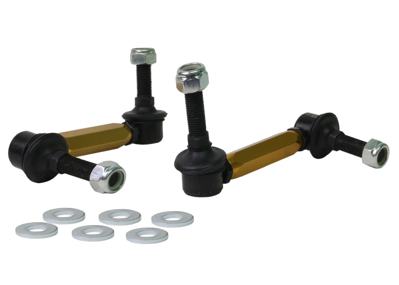 Whiteline 06-09 Toyota FJ Cruiser GSJ10 / 09+ GSJ15 Front Adjustable Heavy Duty Sway Bar Link Kit Sway Bar Endlinks Whiteline