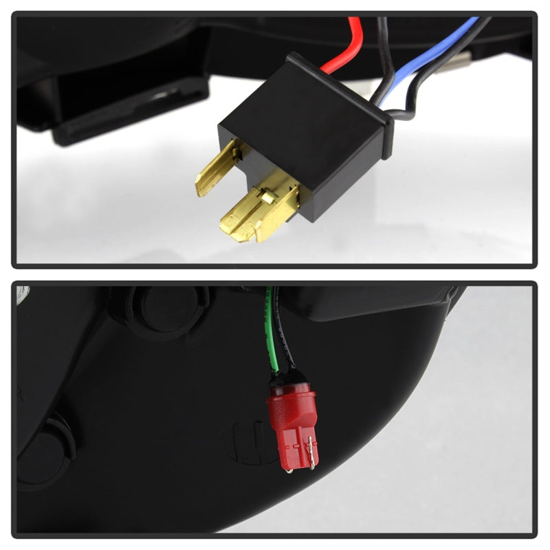 Spyder 05-11 Toyota Tacoma Ver 2 Proj Headlights - Light Bar DRL - Black Smoke PRO-YD-TT05V2-LB-BSM Headlights SPYDER