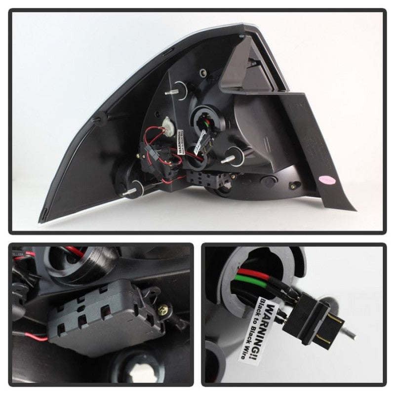 Spyder Chevy Impala 2006-2013 LED Tail Lights Black ALT-YD-CHIP06-LED-BK Tail Lights SPYDER