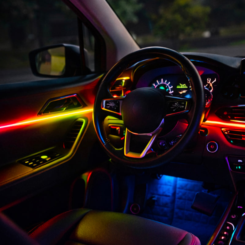 Oracle Lighting Dynamic Colorshift 18 Piece Universal Full LED Interior Dash Board Kit Light Strip LED ORACLE Lighting