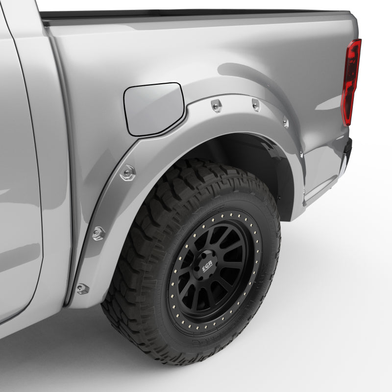 EGR 19-22 Ford Ranger Painted To Code Ingot Traditional Bolt-On Look Fender Flares Silver Set Of 4 Fender Flares EGR