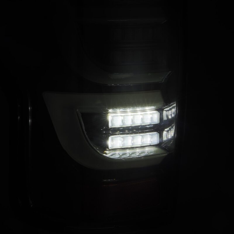 AlphaRex 07-13 Toyota Tundra LUXX-Series LED Tail Lights Alpha-Black Tail Lights AlphaRex