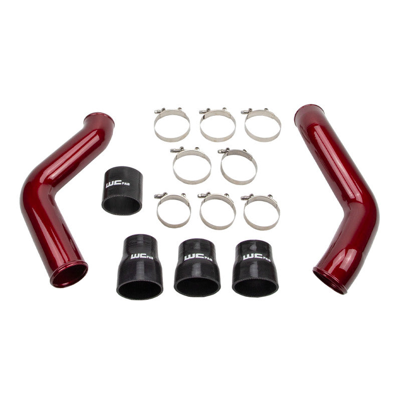 Wehrli 19-23 Dodge Cummins 6.7L Stage 1 High Flow Intake Bundle Kit - WCFab Red Cold Air Intakes Wehrli